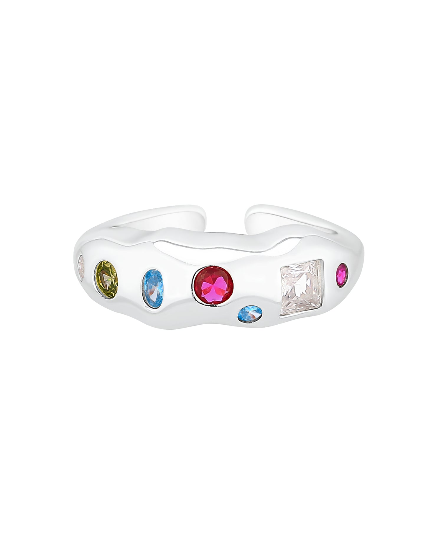 Mosaic Silver Ring