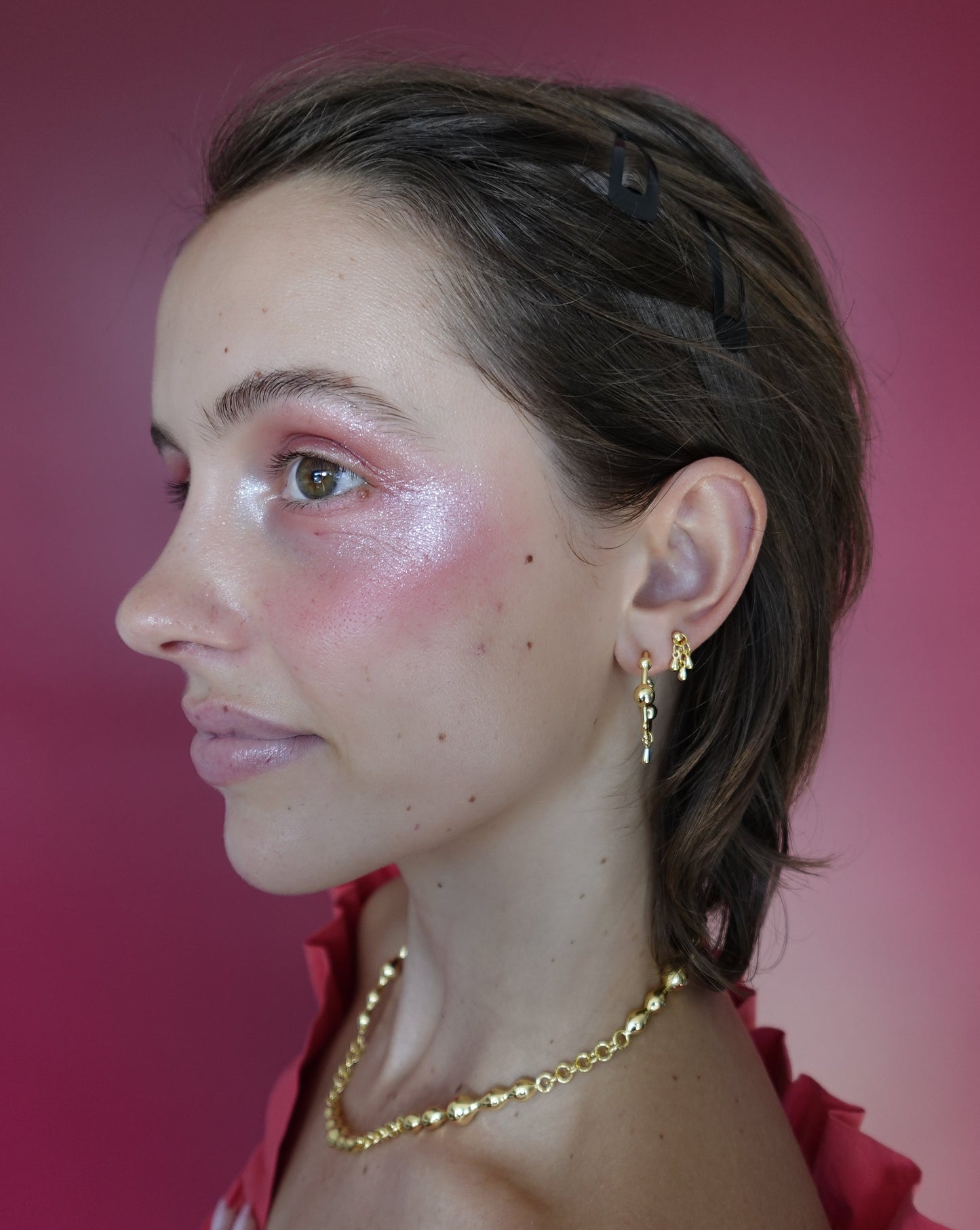 Saffron Gold Earrings