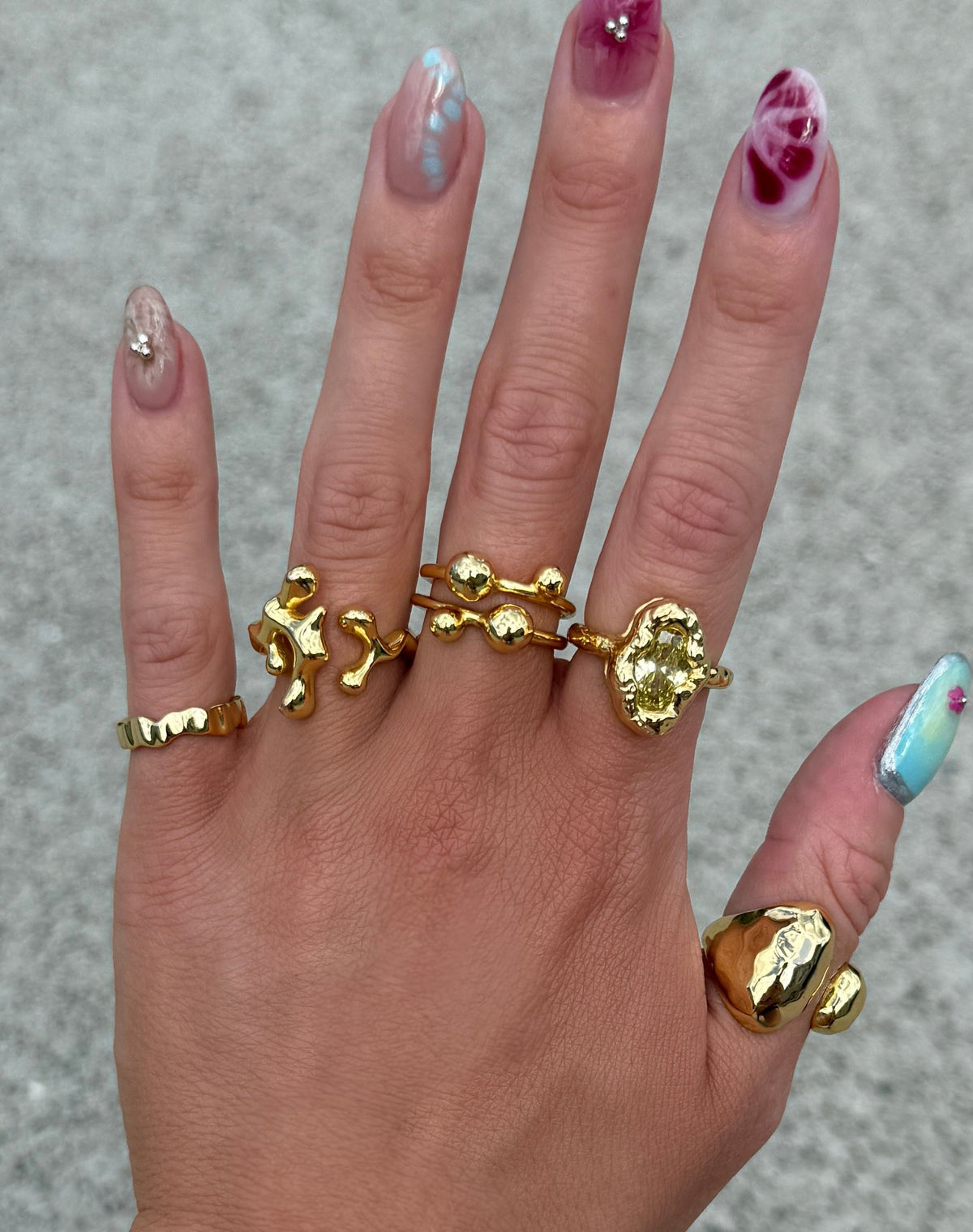 Orbi Gold Ring