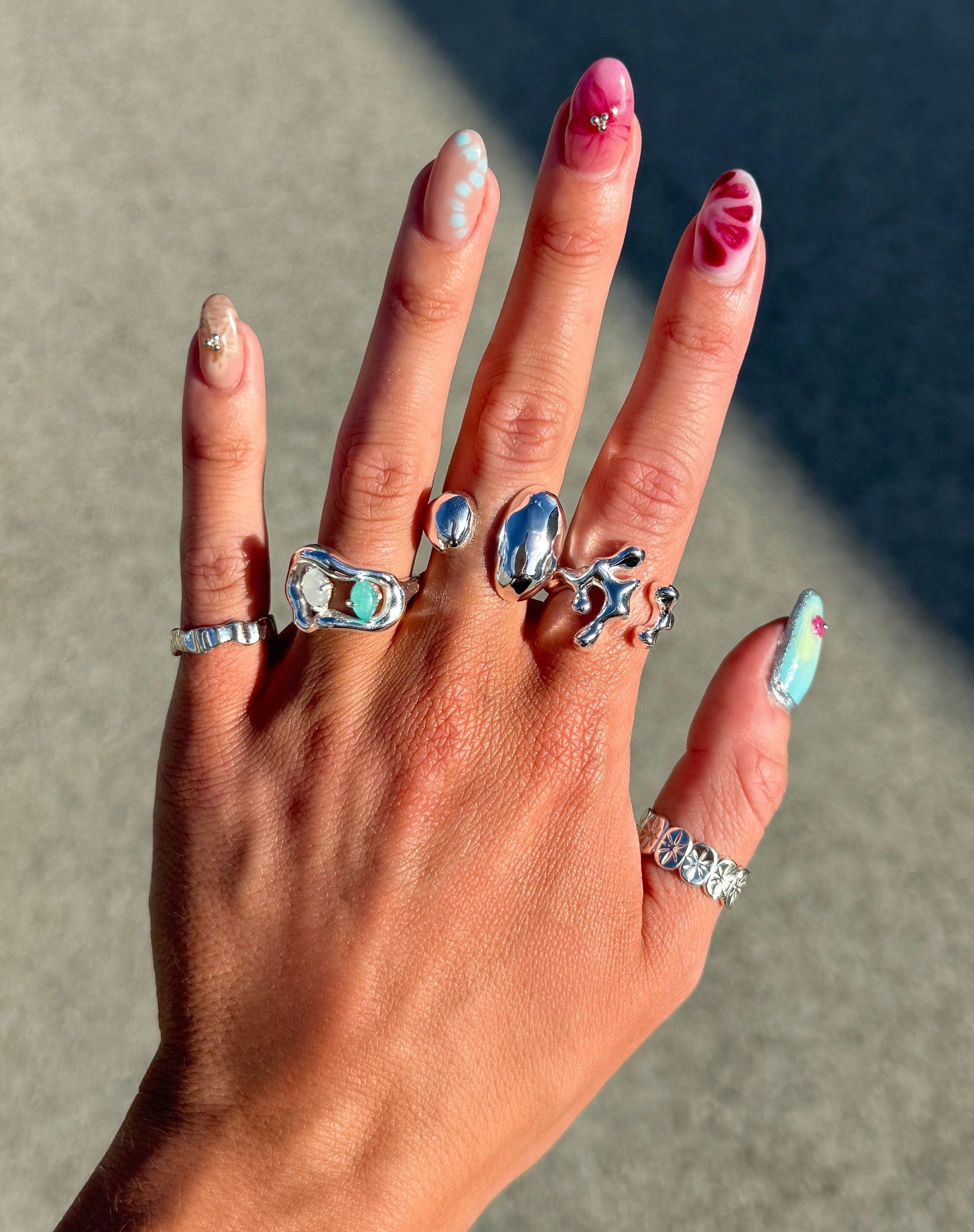 Wiggle Silver Ring