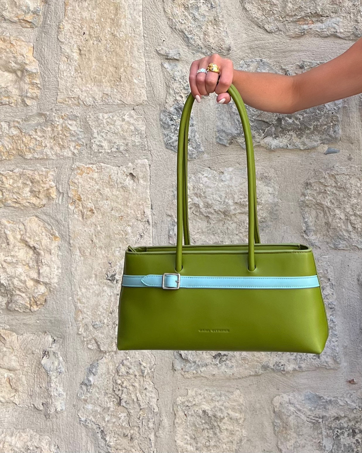 Slimm Green Handbag