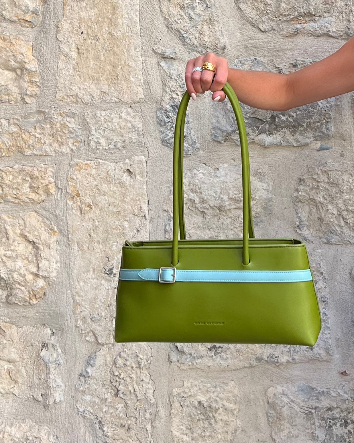 Slimm Green Handbag