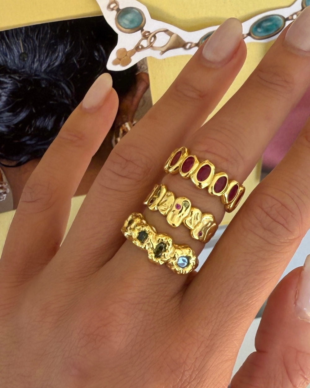Fizzi Gold Ring