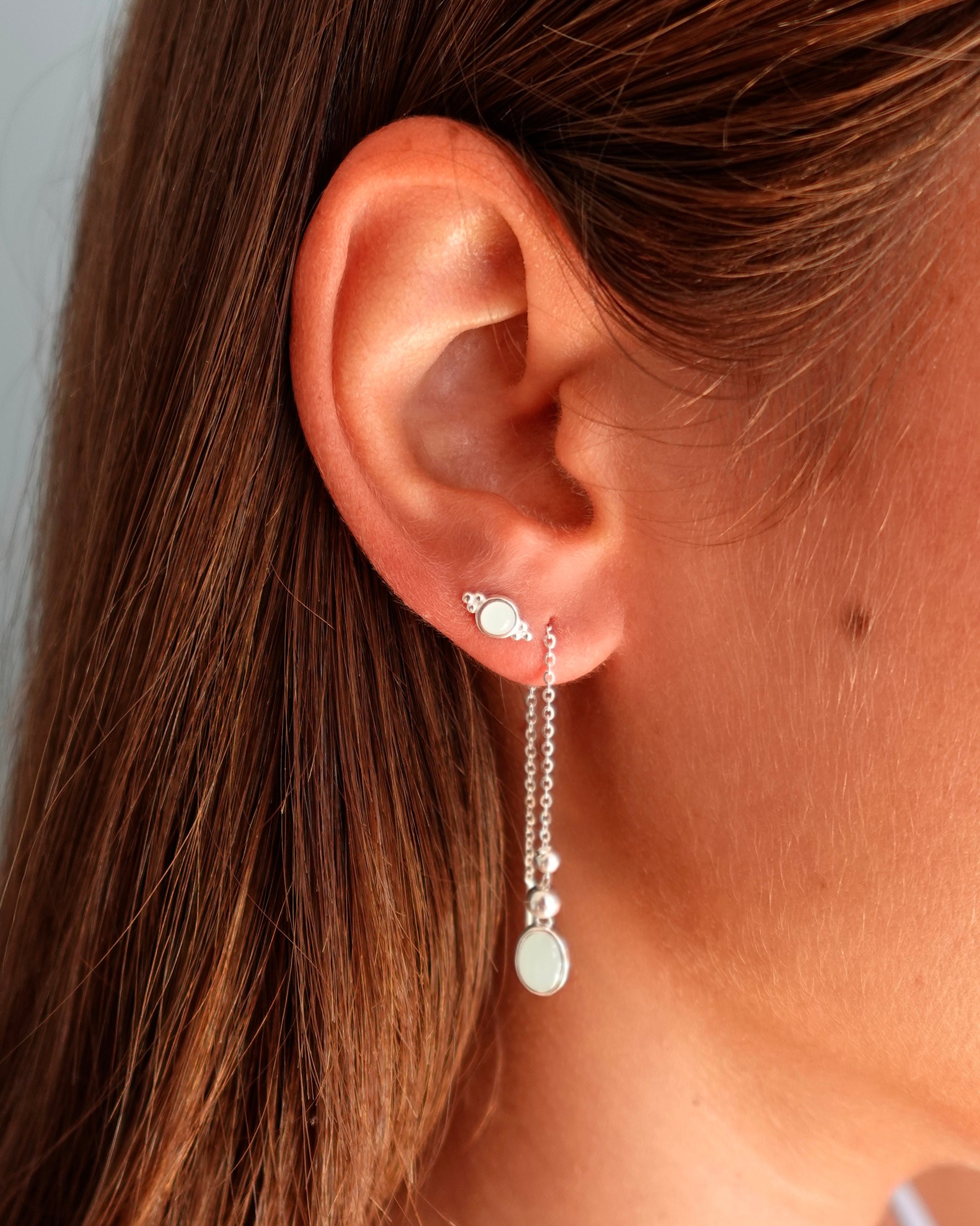 Doll Silver Earrings