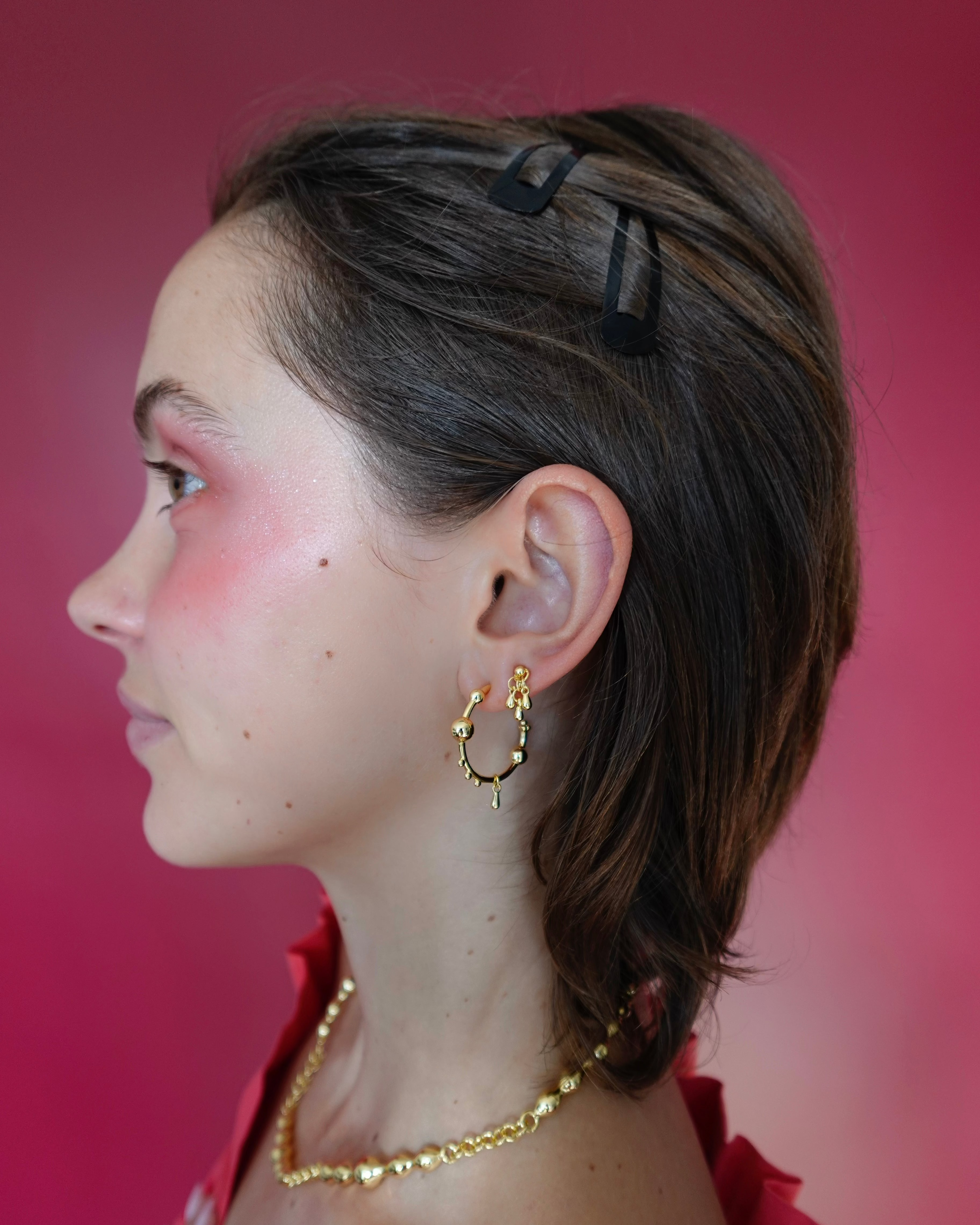 Saffron Gold Earrings