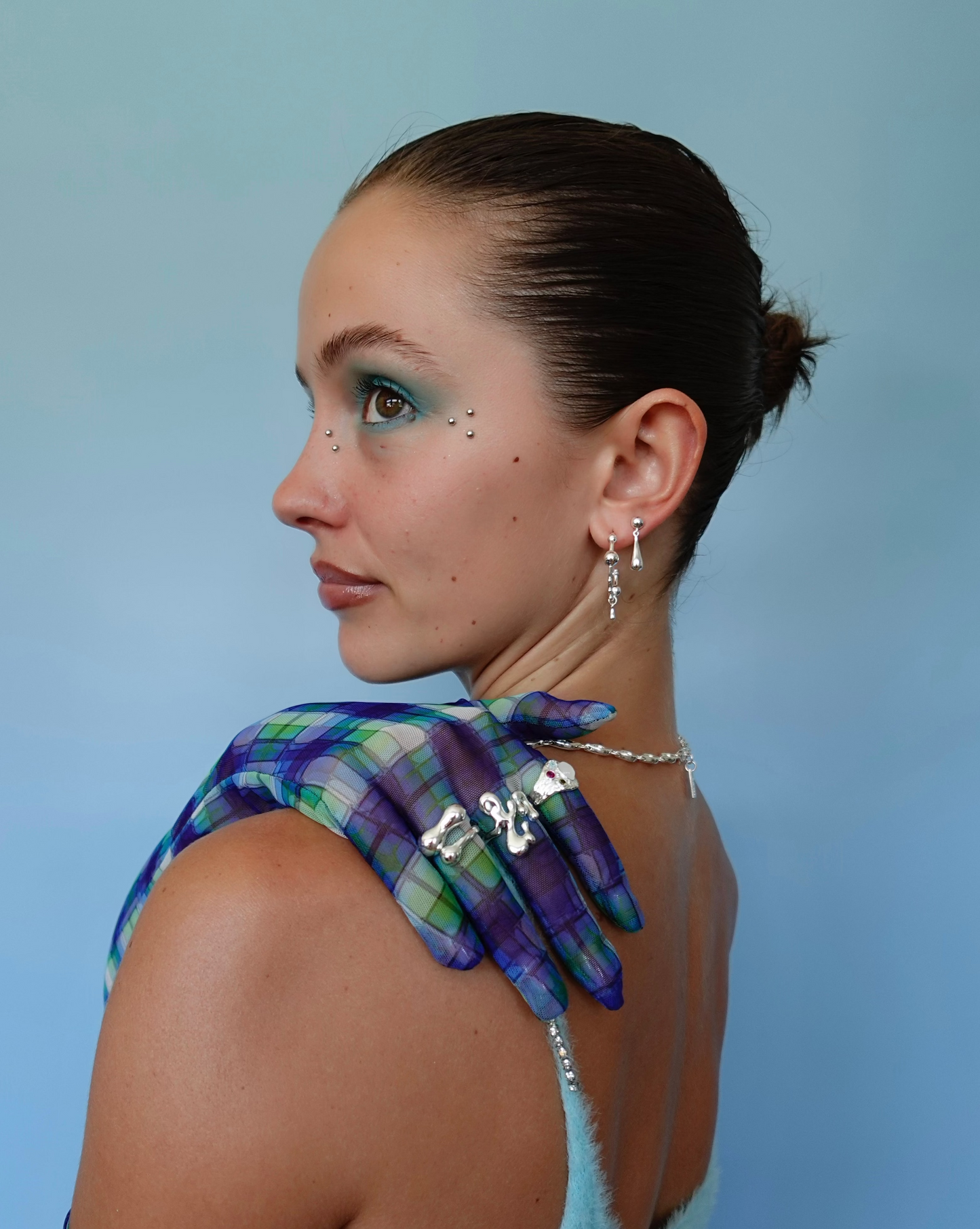 Tinz Silver Earrings