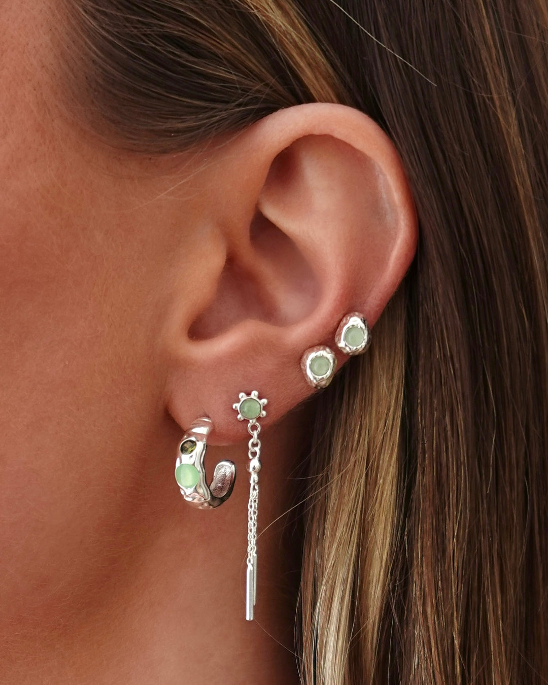Frida Silver Earrings