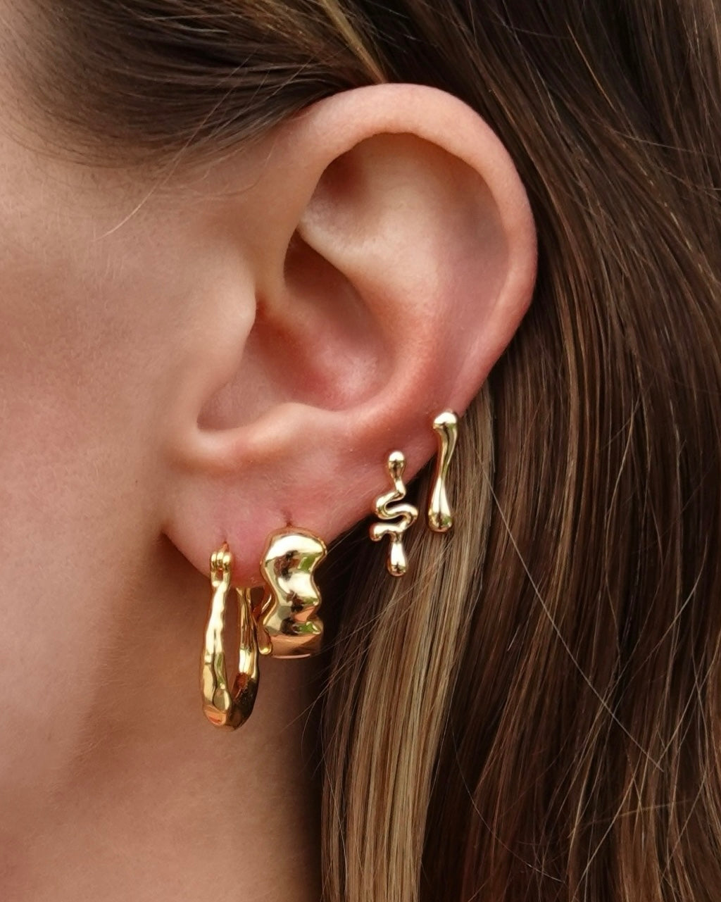 Melty Gold Earrings