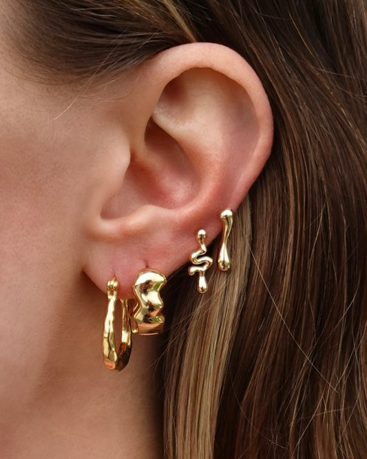 Milton Gold Earrings