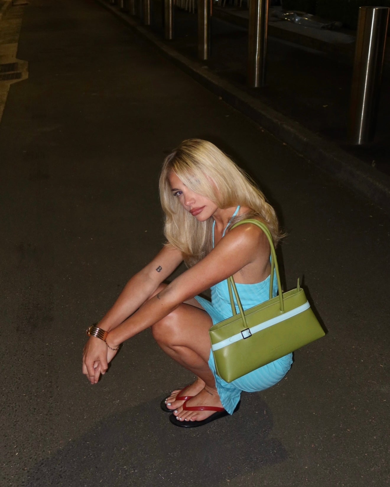 Slimm Green Handbag