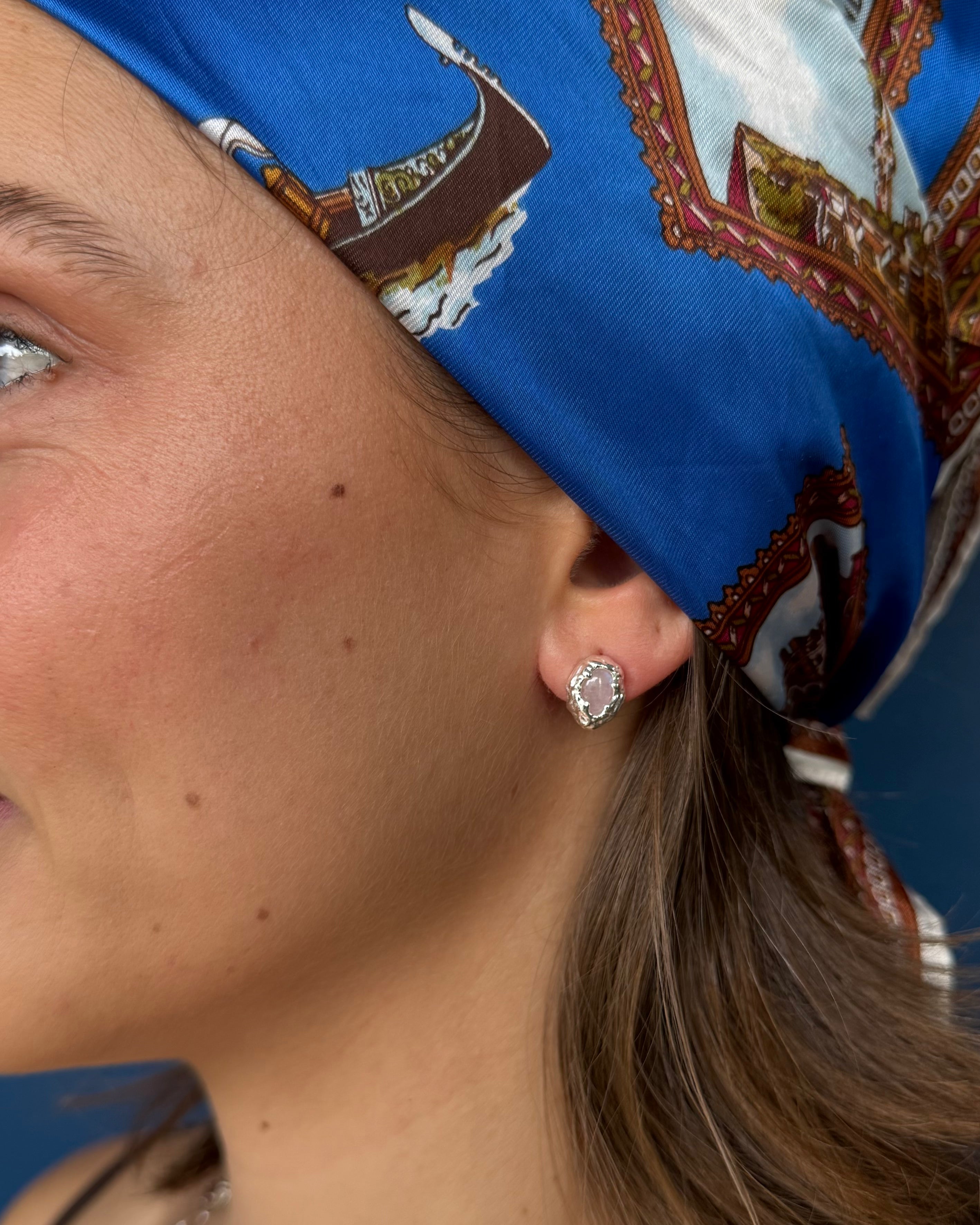 Moonette Silver Earrings