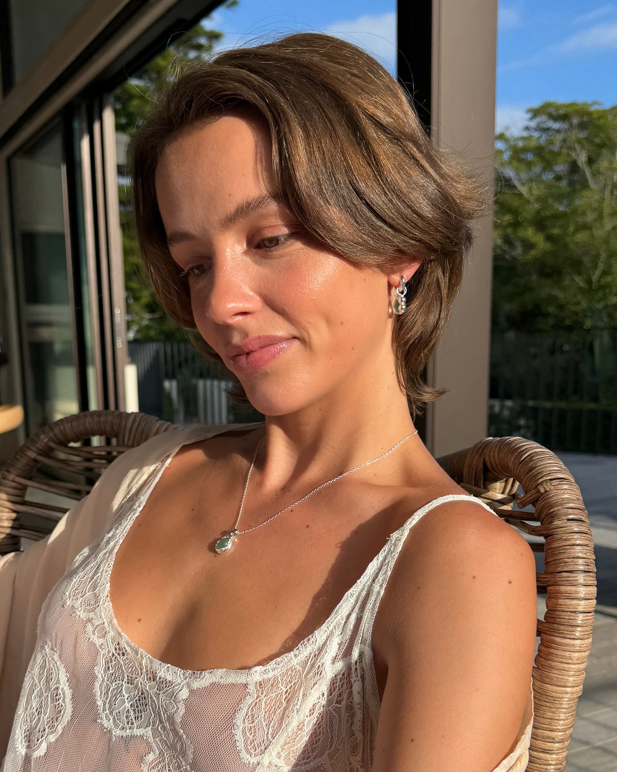 Olyss Silver Earrings