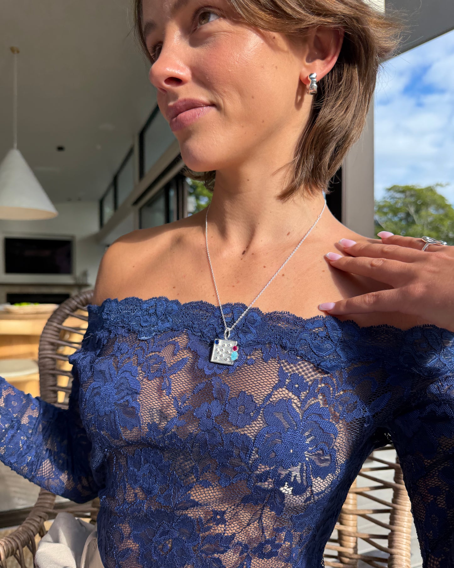 Eloria Silver Necklace