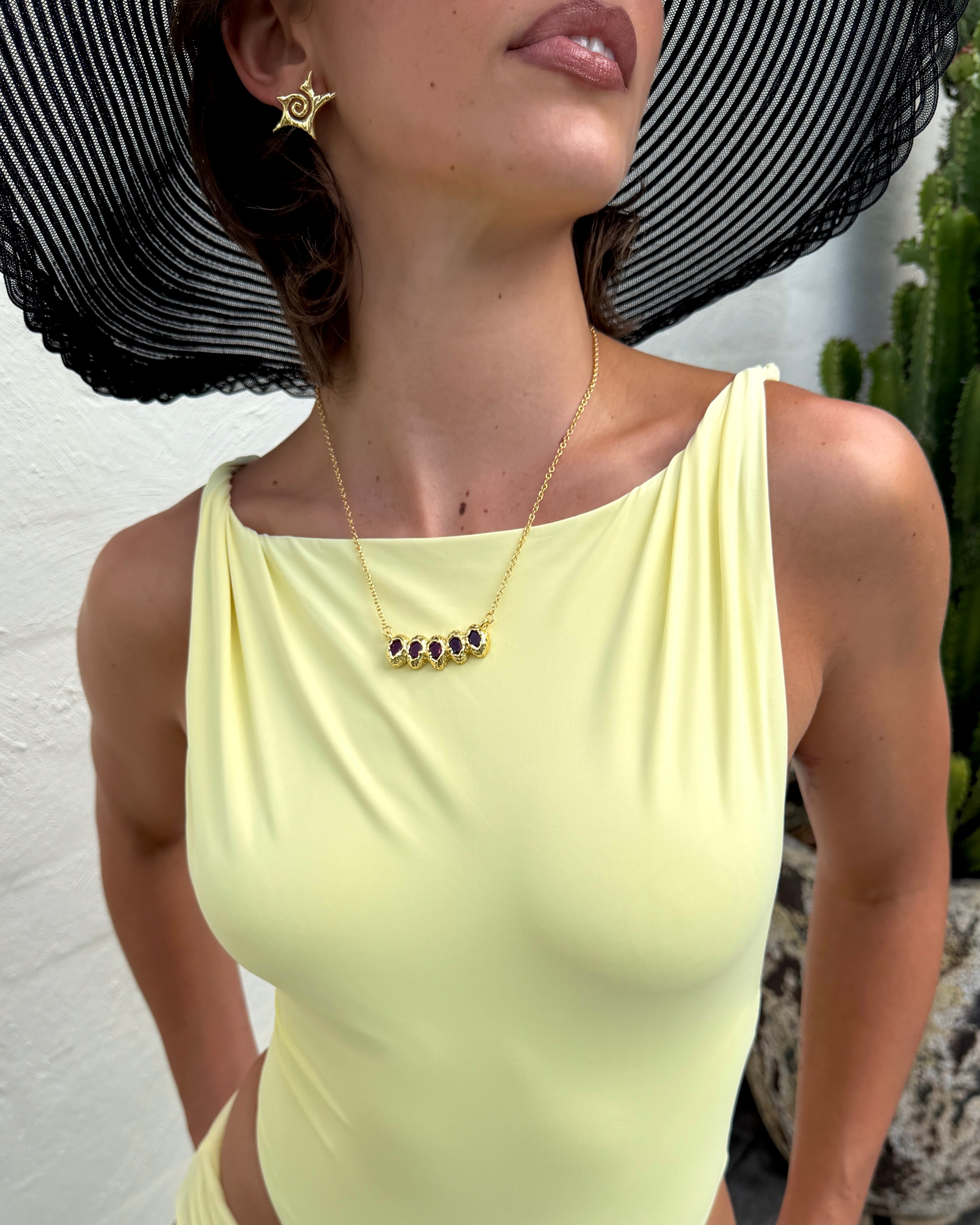 Burst Large Gold Earrings