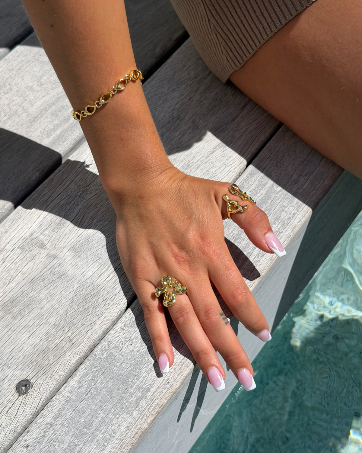 Petal Gold Ring