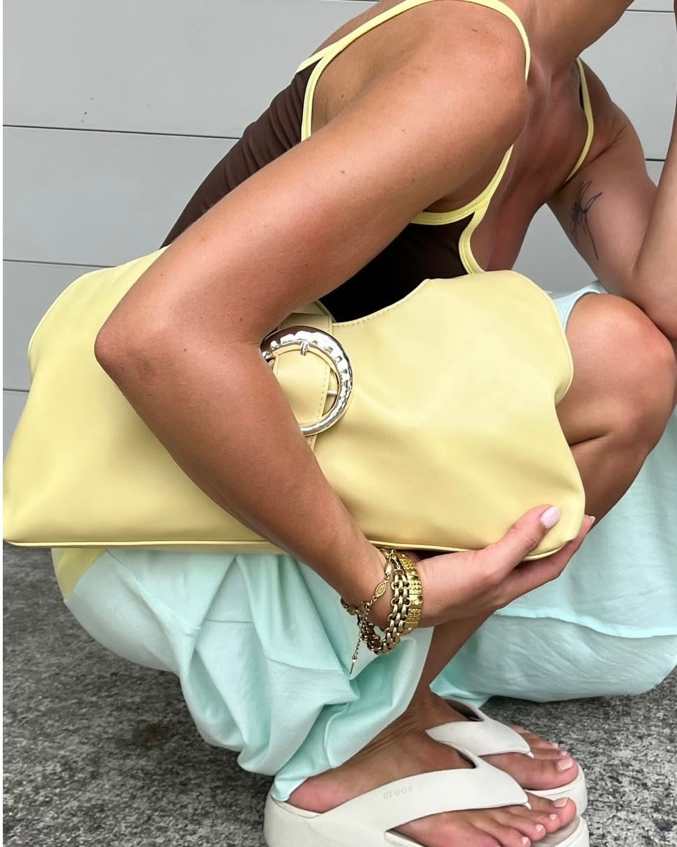 Trixie Custard Handbag