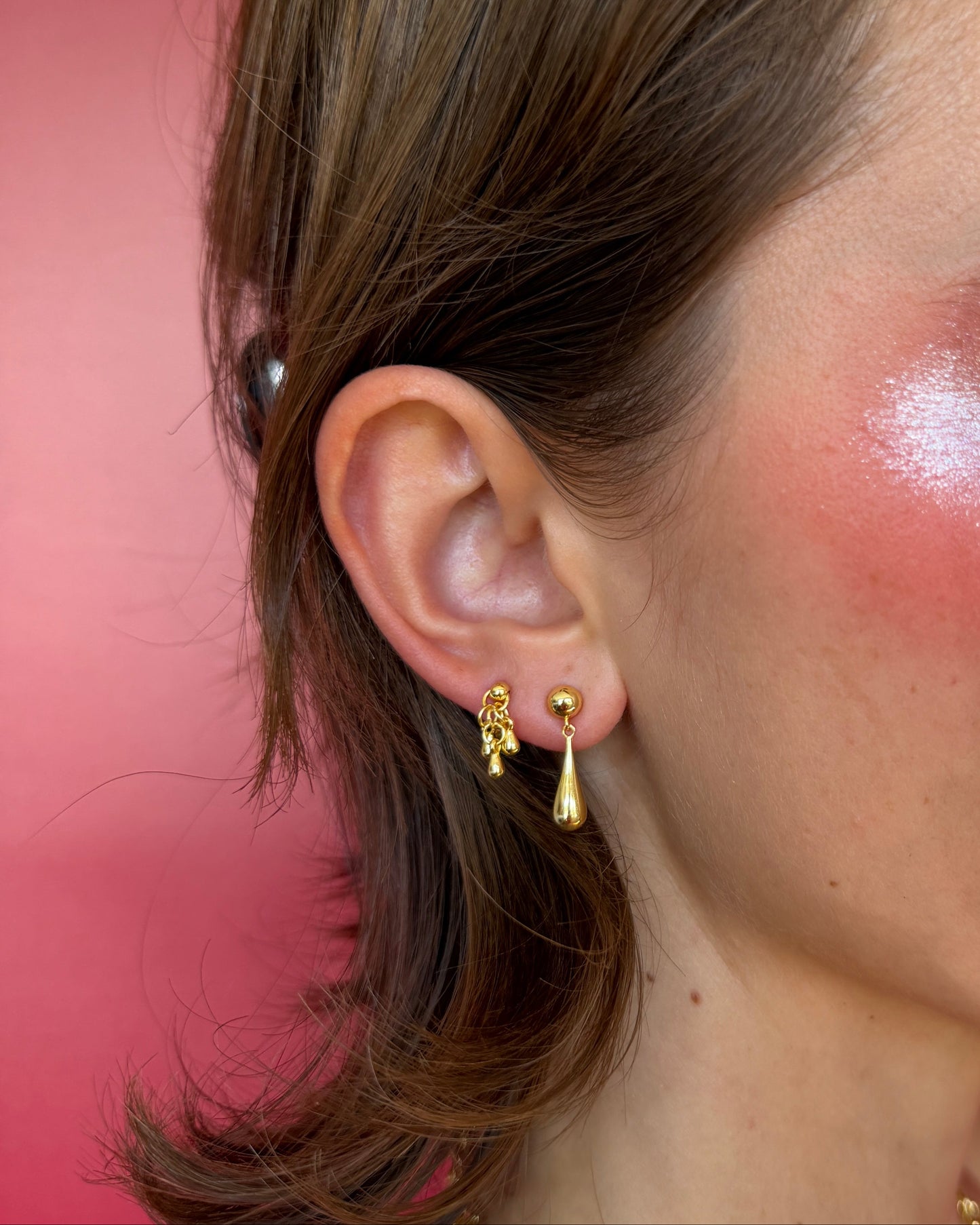 Saffron Gold Earrings