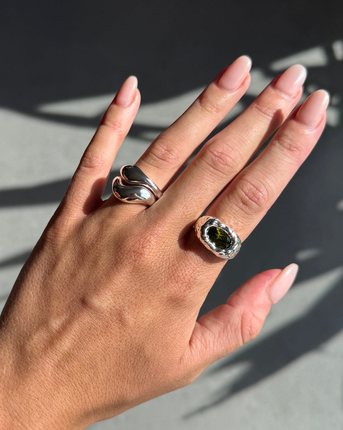 Pie Silver Ring