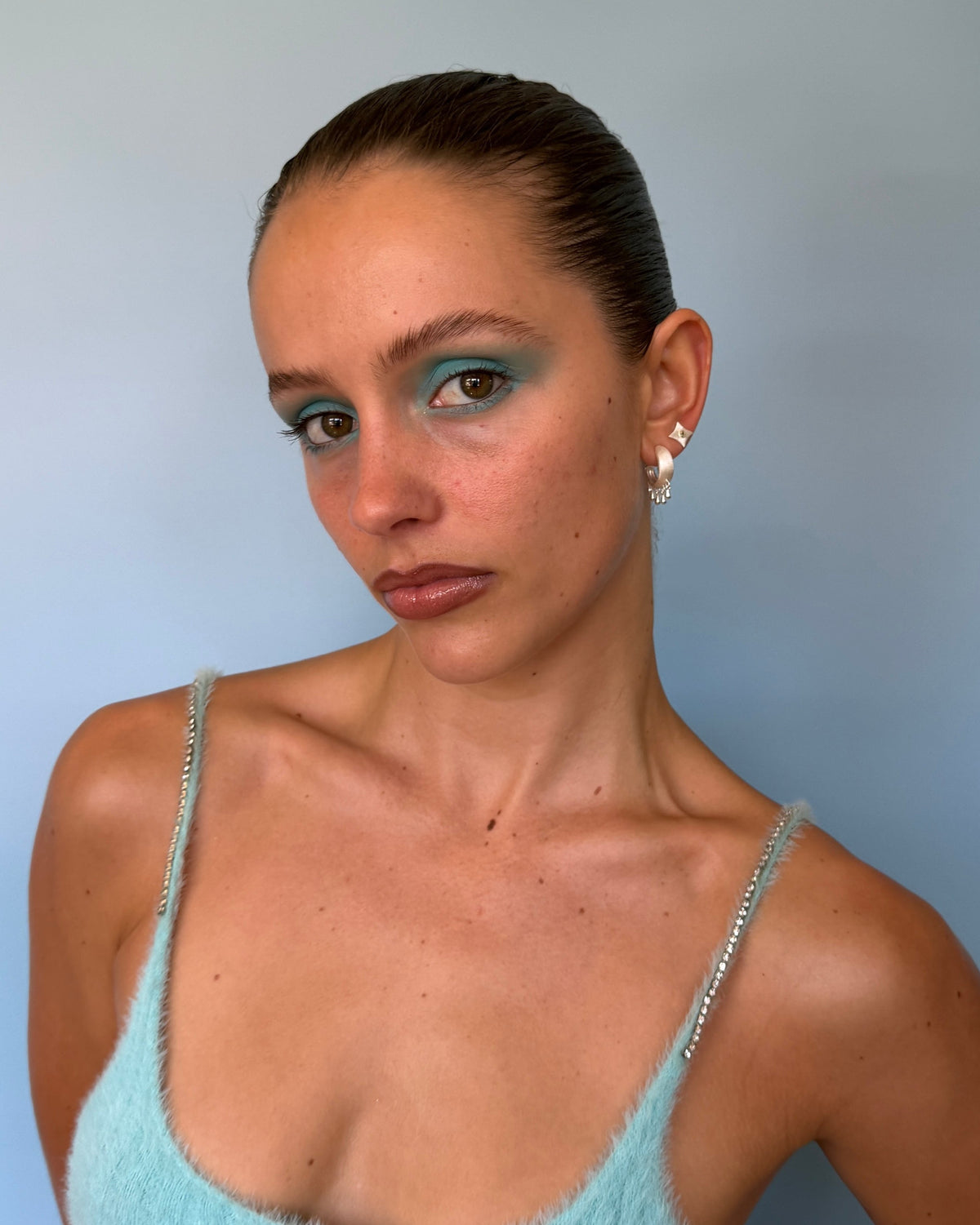 Droplet Silver Earrings