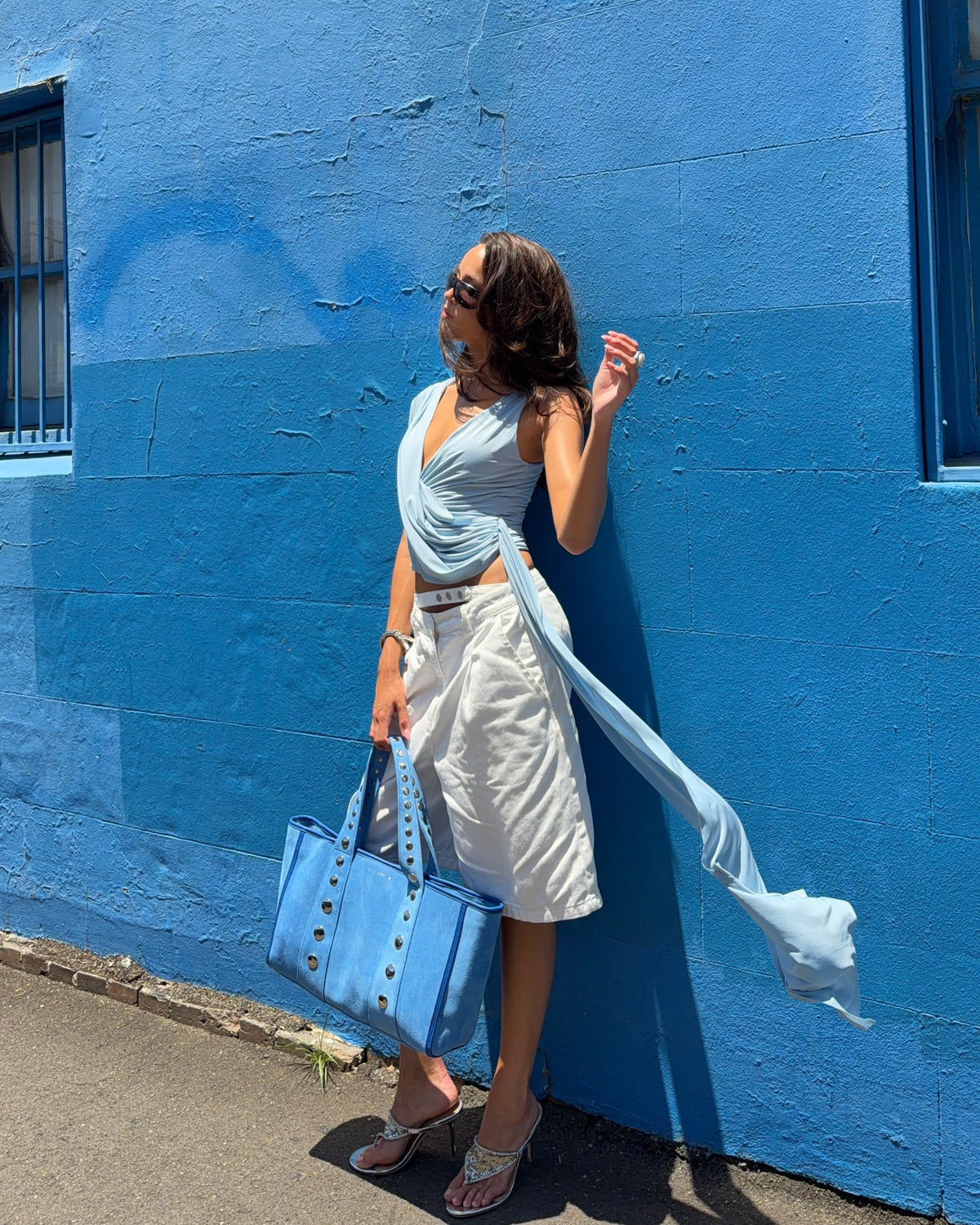 Rubes Blue Handbag