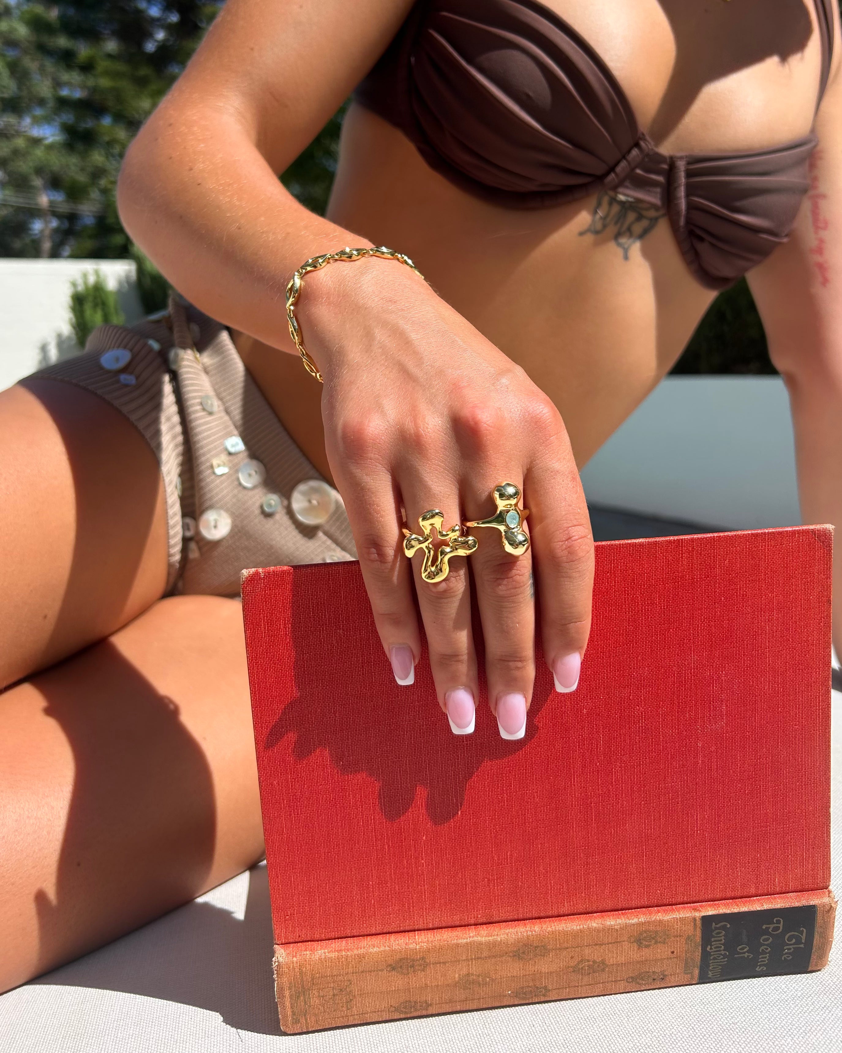 Petal Gold Ring