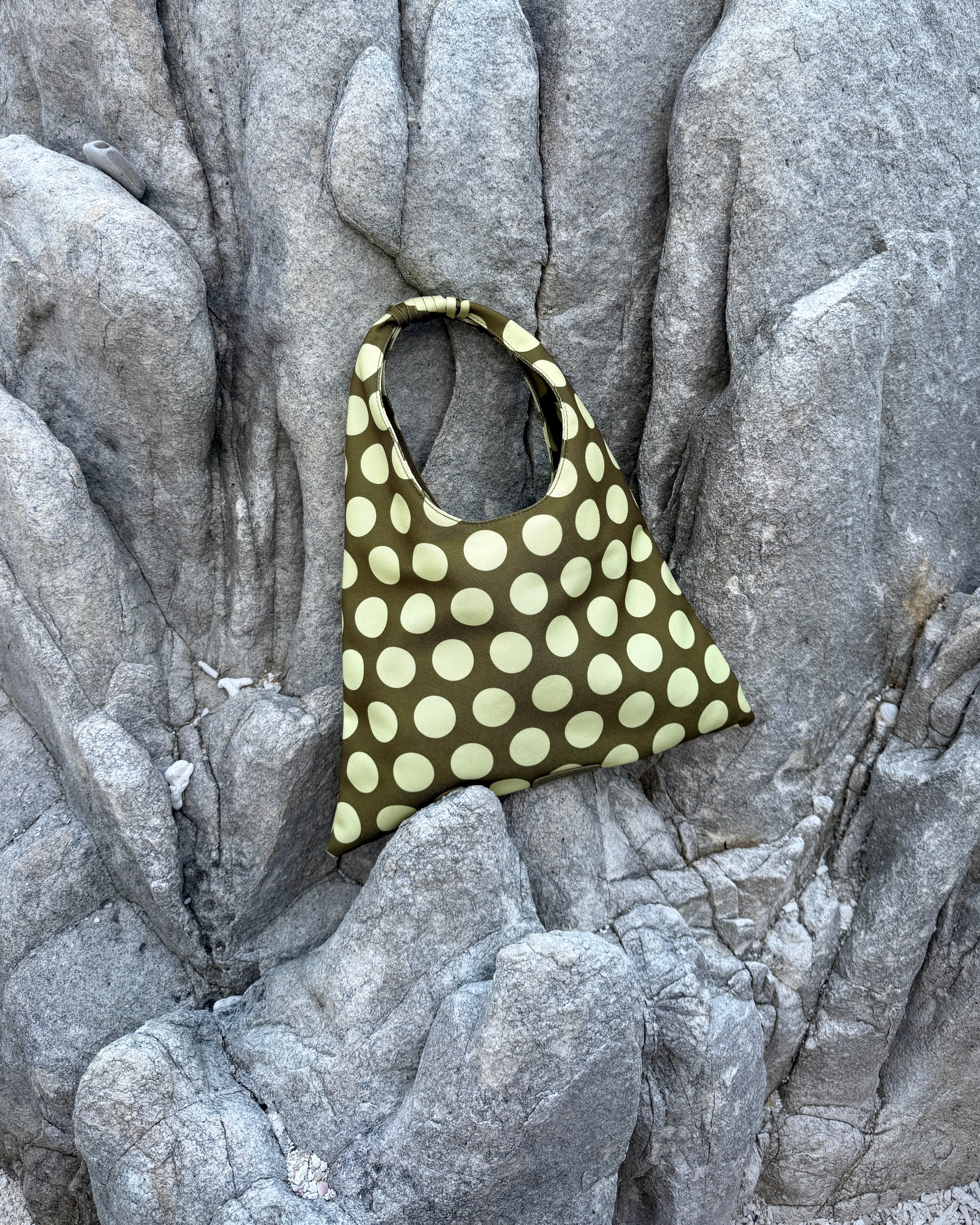 Polka Yellow Handbag