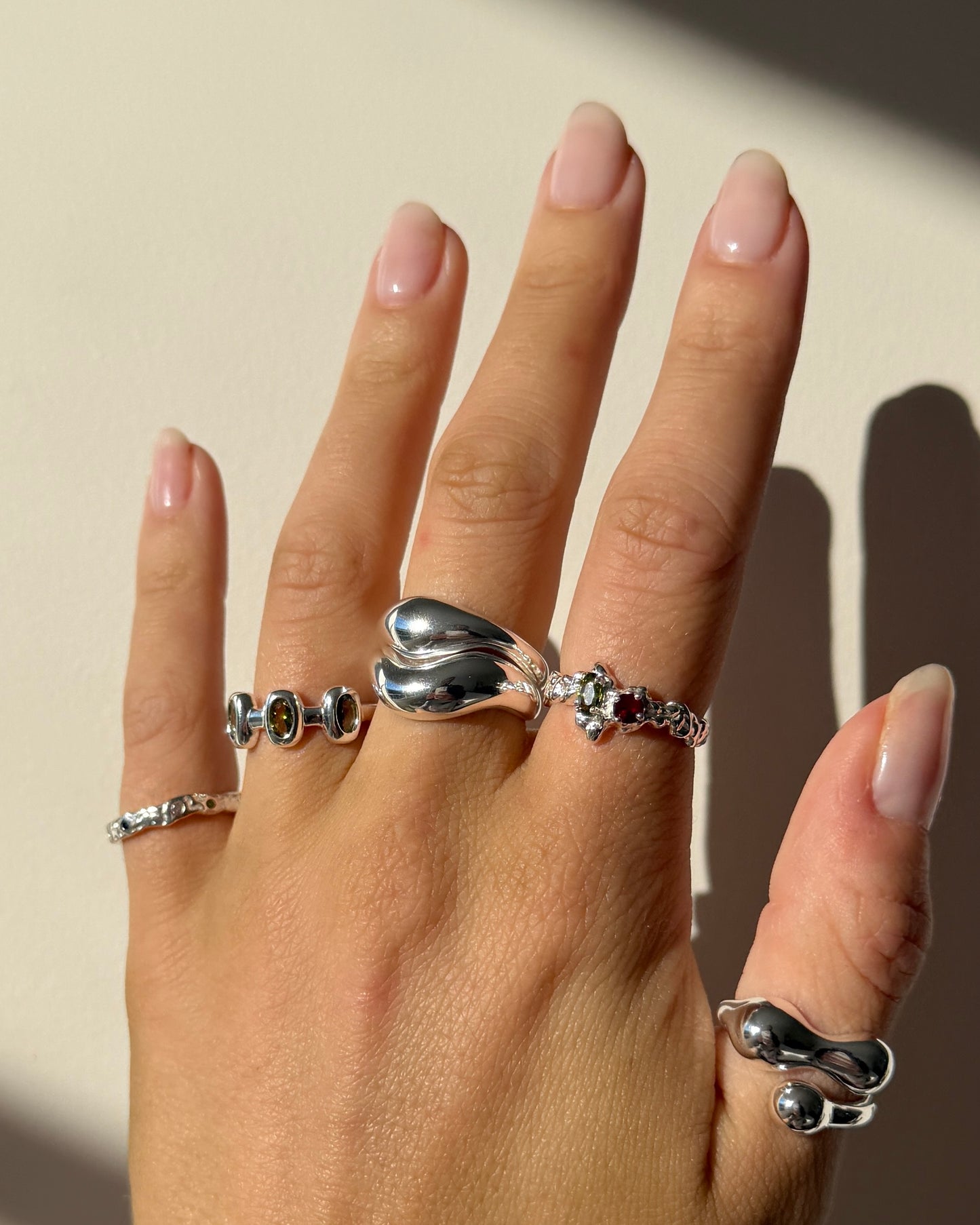 Apple Silver Ring