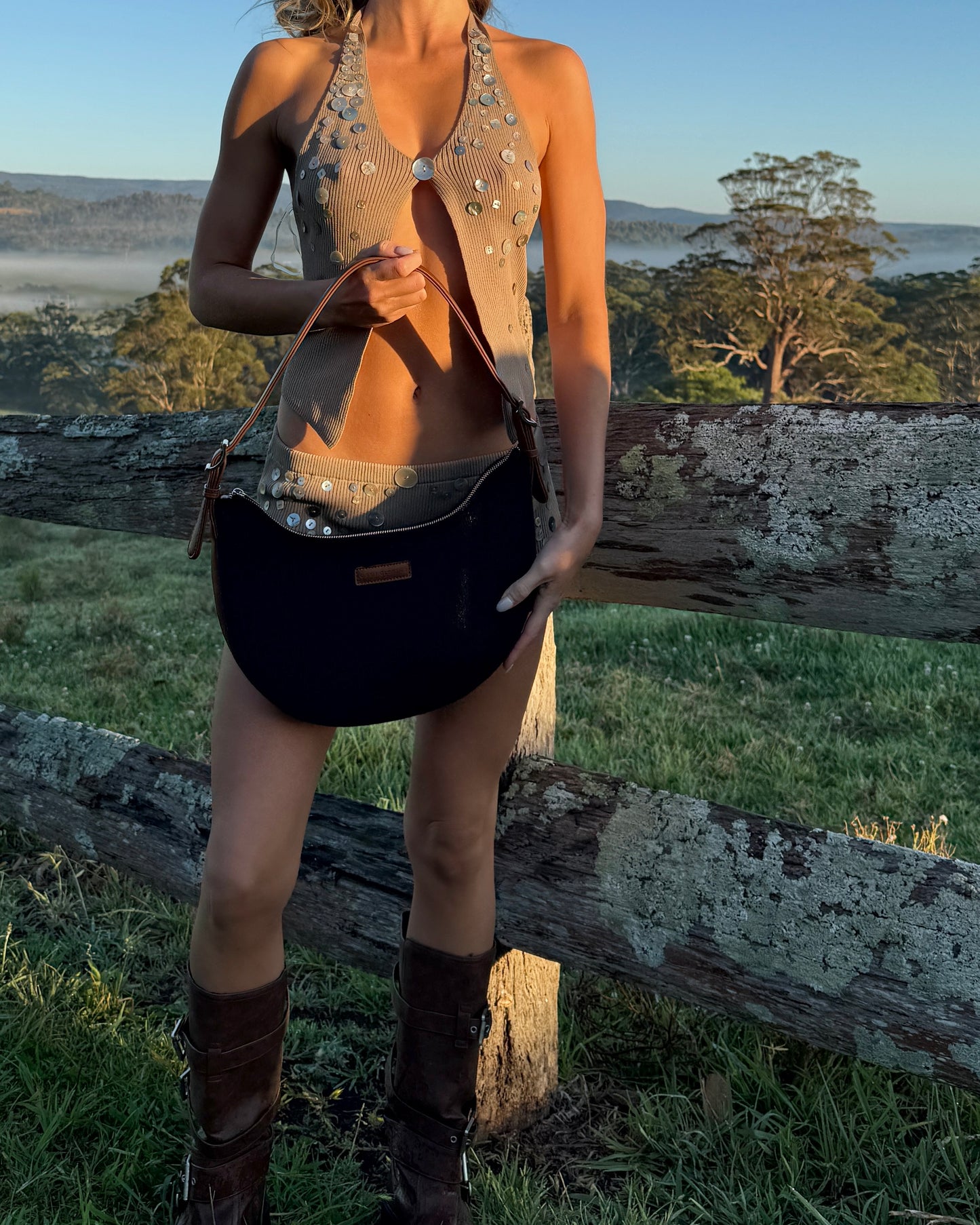 Ponyboy Black Handbag