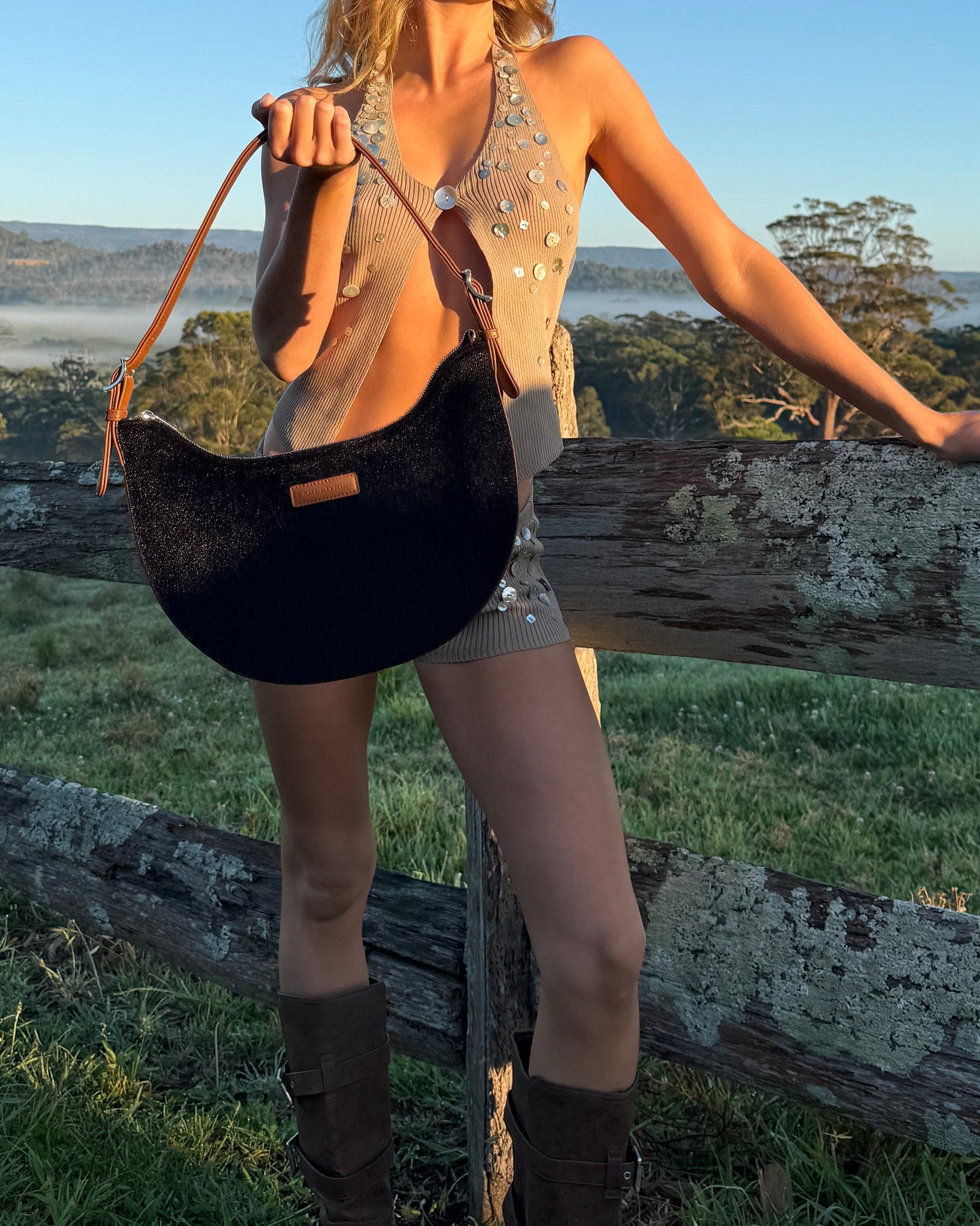 Ponyboy Black Handbag