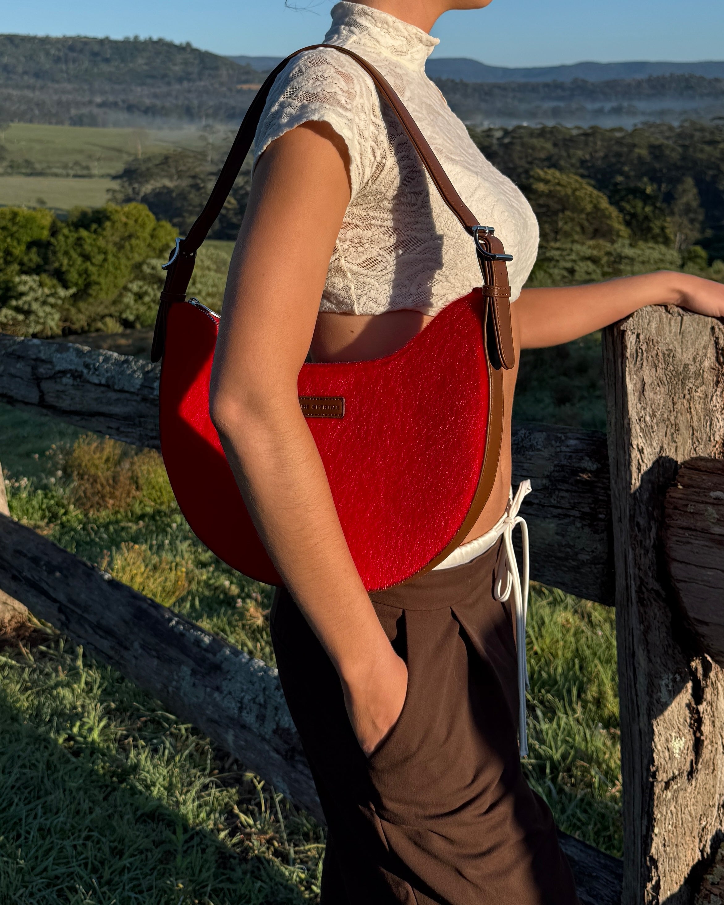 Ponyboy Red Handbag
