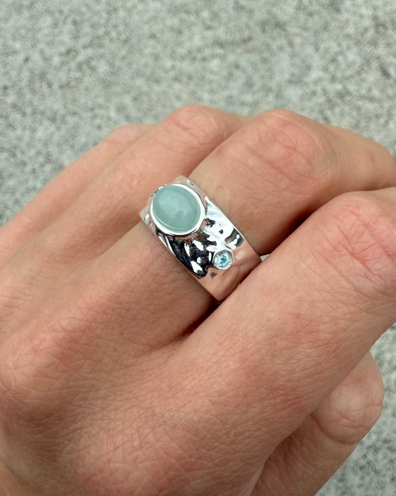 Petra Silver Ring