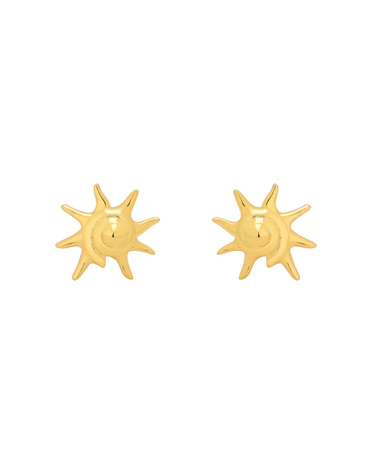 Whelk Small Gold Earrings