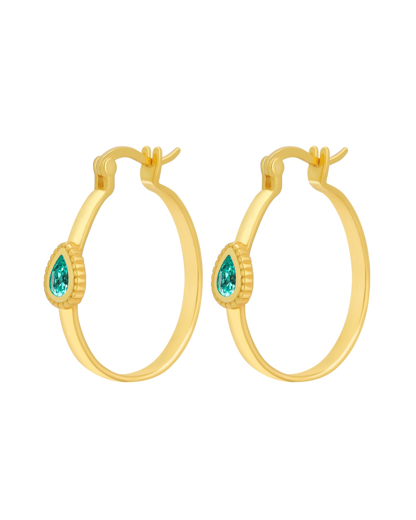 Bala Gold Teal Earrings