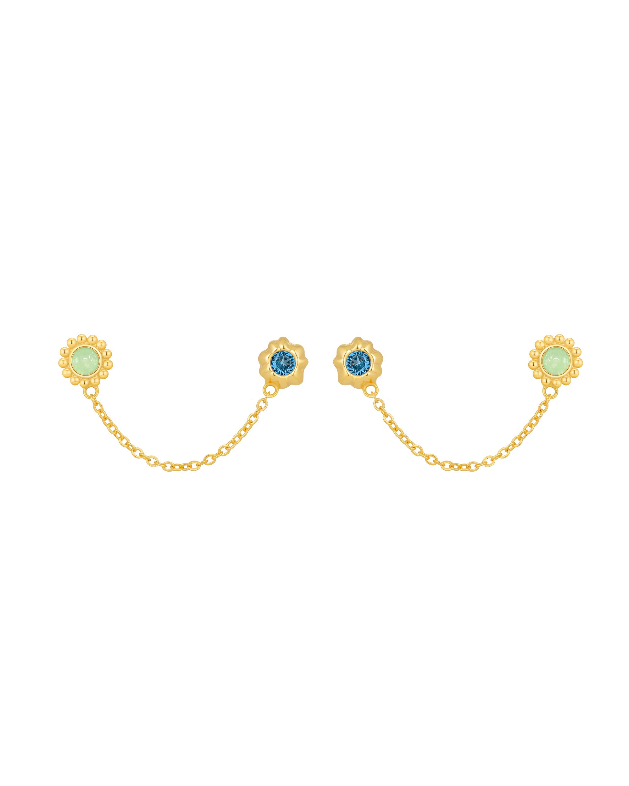 Fenn Gold Earrings | Cami Citrine