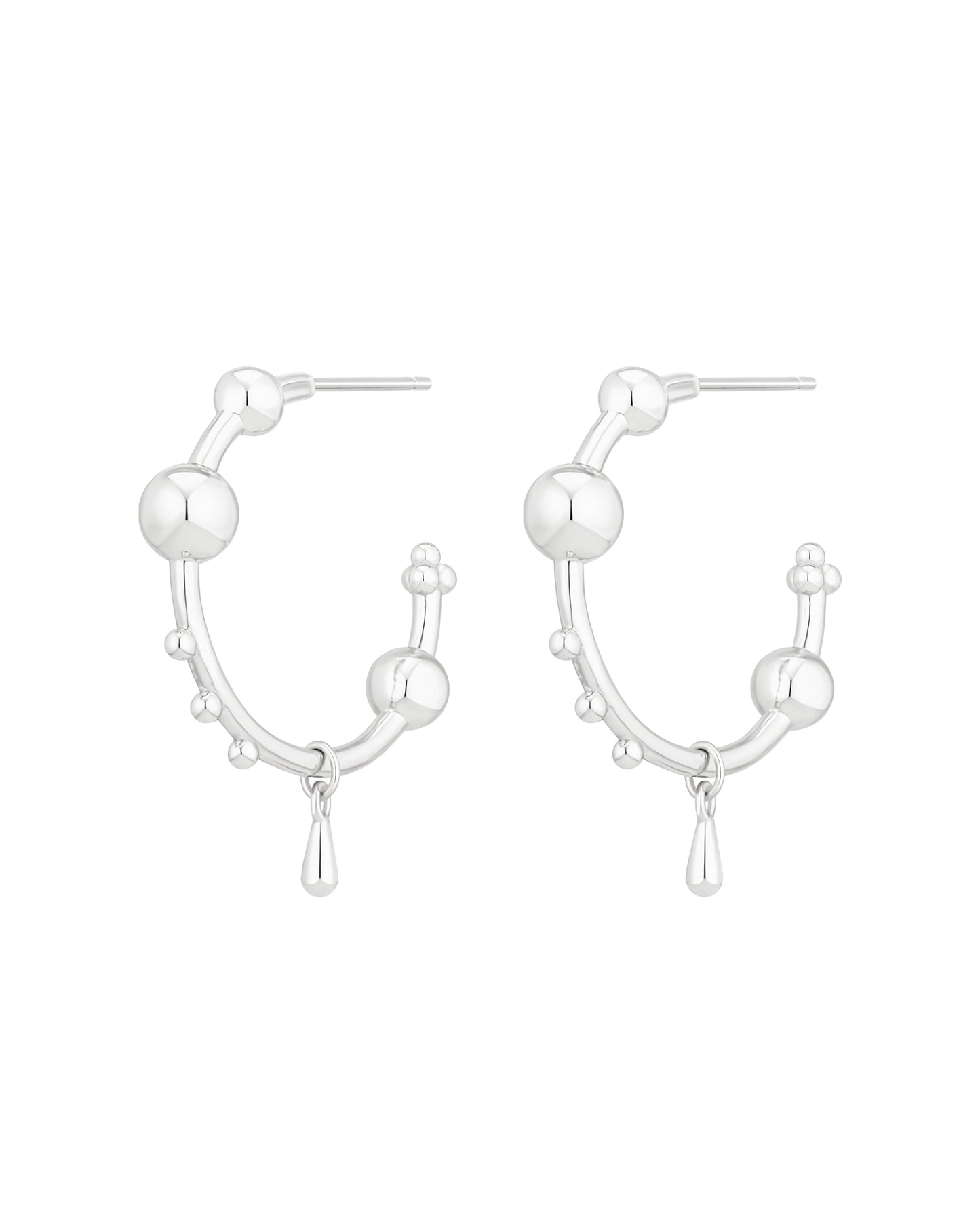 Orbit Silver Earrings