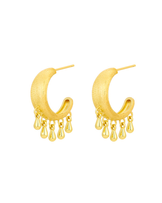 Droplet Gold Earrings