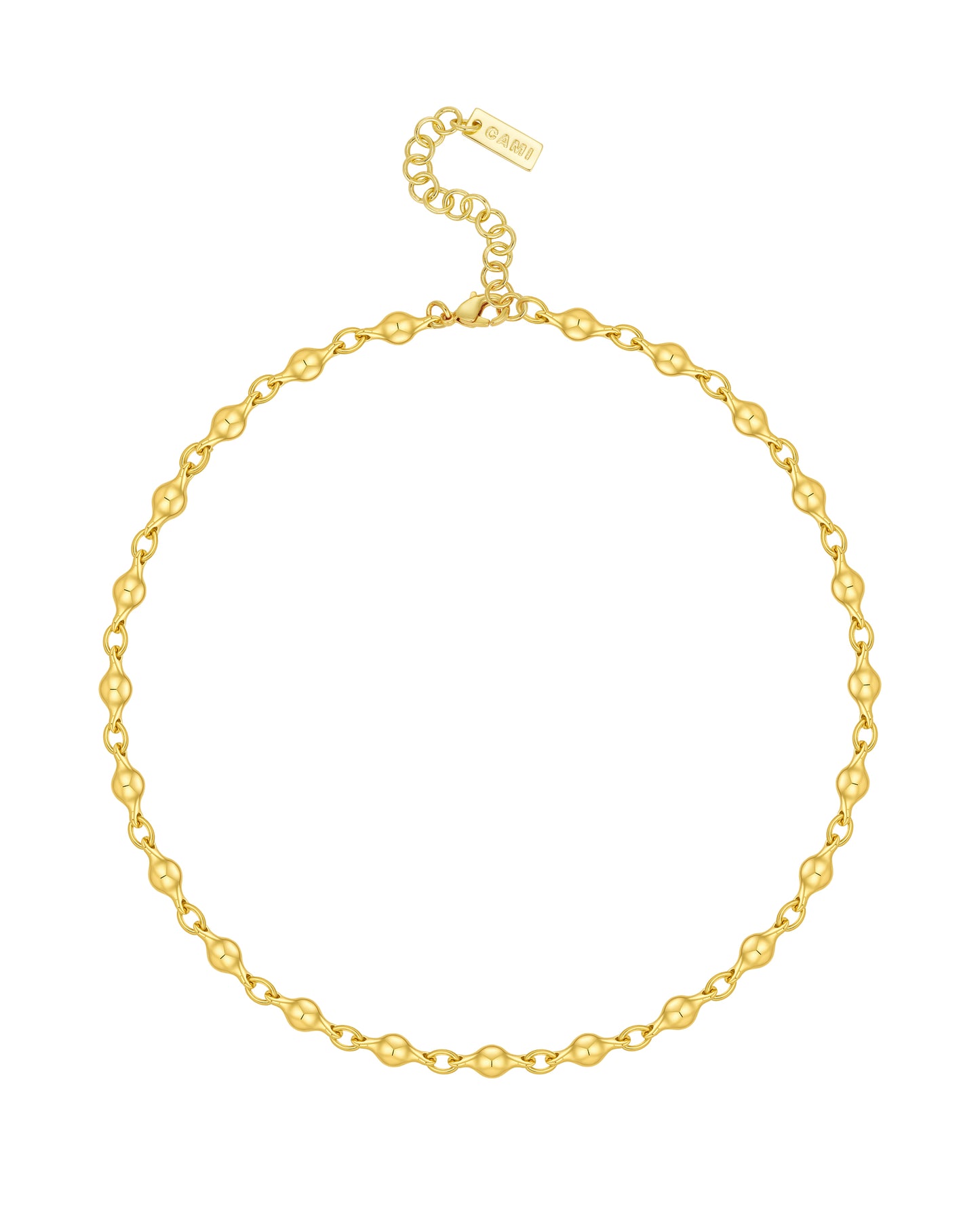 Bubble Gold Necklace