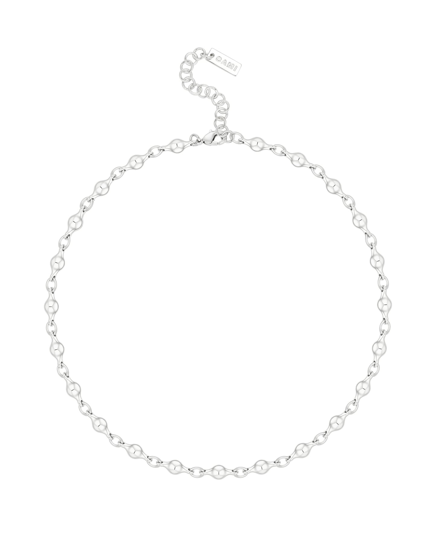Bubble Silver Necklace