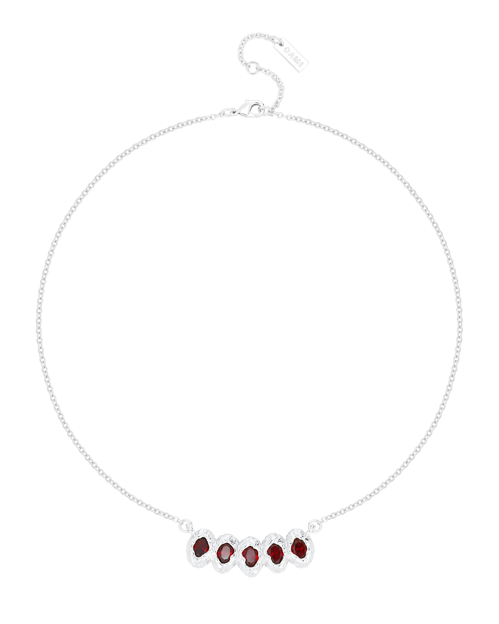 Plinko Silver Necklace