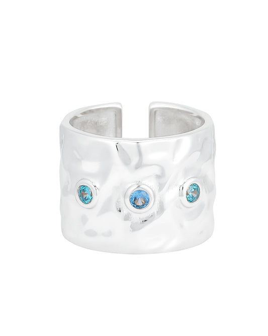 Bloop Silver Ring
