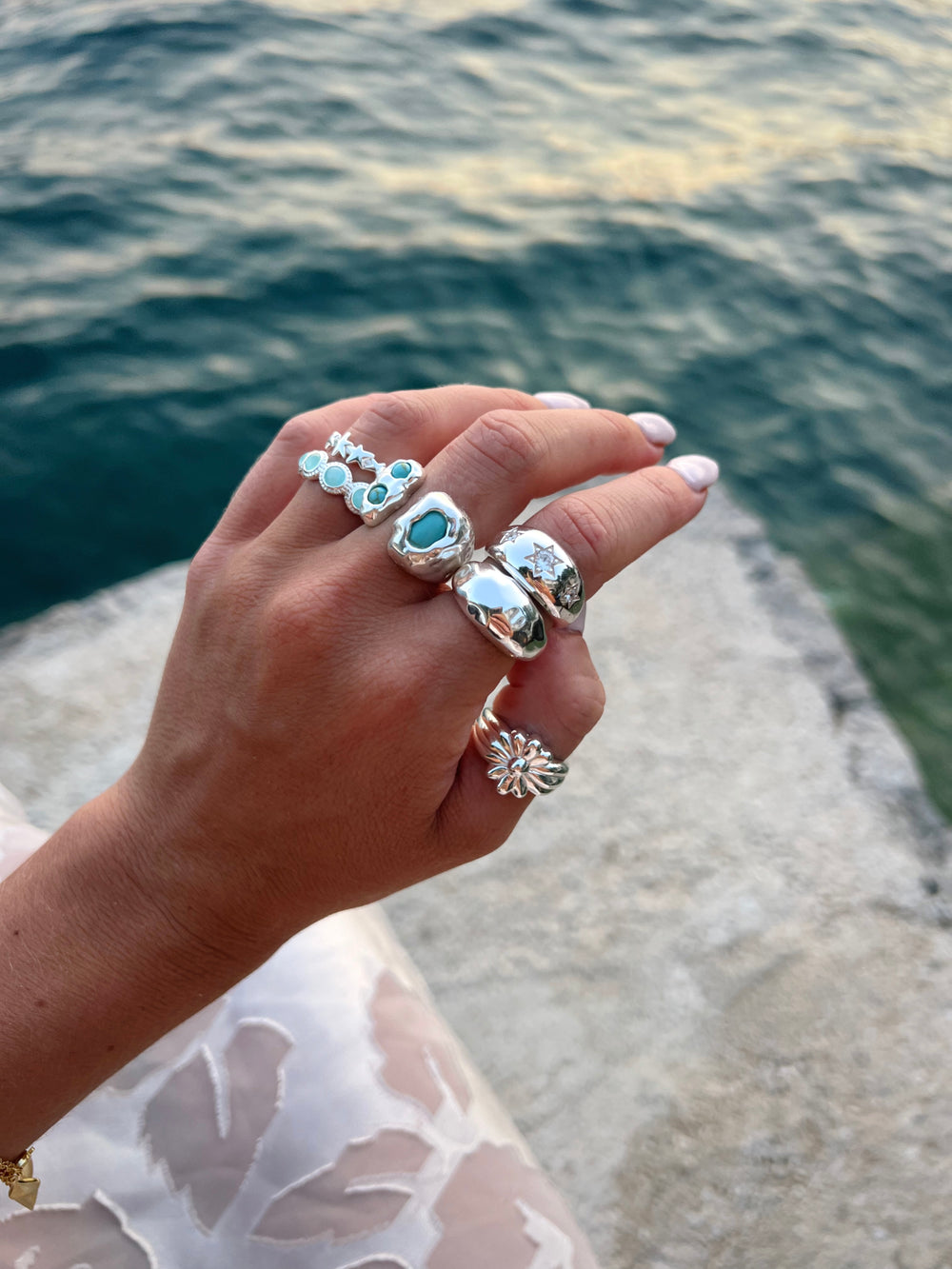 Echo Silver Ring