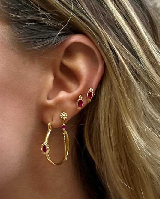 Bala Gold Earrings