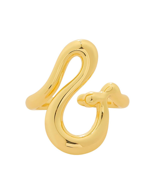 Curle Gold Ring