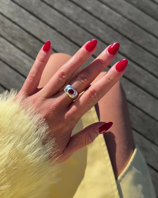 Flux Silver Ring